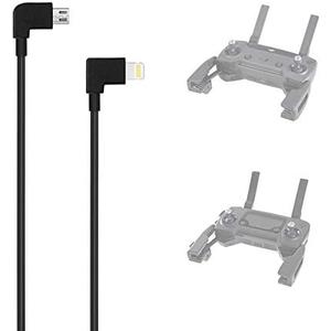AxPower OTG Micro USB to iPhone iOS Cable 1ft Connector for DJI Spark Mavic Mini Mavic Pro Mavic 2 Pro Zoom Air Reverse Data Cable for iPhone 7 8 X