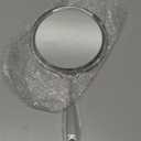 Hand Mirror, Double-Sided 1X/15X Magnifying Mirror with Handle, Acrylic, 8.3" L x 4.5" W, Clear, Pack of 1