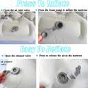 Sleeping Pad for Camping, Inflatable Sleeping Mat with Pillow, Camping Pad with Built-in Foot Pump, Lightweight Camping Mattress Pad for Car Camping, Backpacking, Tent and Hiking (Full (Grey))