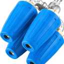 4-in-1 Turbo Nozzle Pressure Washer, Quadruple Turbo Nozzle for Power Washer, 360 Rotating Turbo Nozzle Tip with 1/4" Quick Connect, 2.0 Orifice, 4000 PSI, 4-6 GPM