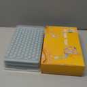 WIBIMEN Mini Ice Cube Trays, 0.55 Tiny Pebble Ice for Iced Coffee & Cocktails, Fast Chill, Easy Twist Release, Stackable with Lid & Storage Bin (2 Pack, Blue)