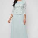 Alex Evenings 112655 Long Formal Lace Mother of the Bride Dress, 10P