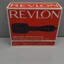 REVLON One-Step Hair Dryer and Styler, All-in-One Hair Brush Straightener for Salon-Quality Smooth & Straight Styles, Black (1 Count (Pack of 1))