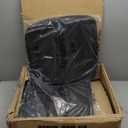 BestOffice | Ergonomic Office Chair | Mid-Back Swivel Desk Chair | Breathable Backrest & Lumbar Support | Adjustable Height | Sponge Seat | Rolling Wheels | Dark Black | for Adults & Women