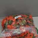 HyeFlora Bougainvillea Artificial Hanging Flowers Plants for Outdoors Decoration, 2pcs Faux Bougainvillea Vines Orange Fake Flowers Realistic UV Resistant Silk Flowers for Outside Planter Yard Porch