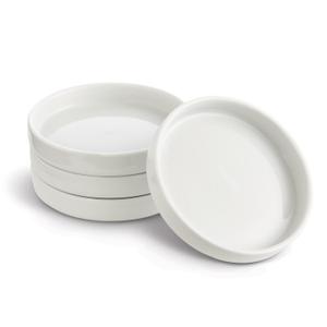 Fante's Bread Dipping Saucers, Porcelain, 4-Ounce, Set of 4