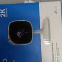 Tapo 2K Indoor Security Camera for Baby Monitor, Dog Camera w/Motion Detection, 2-Way Audio Siren, Night Vision, Cloud & SD Card Storage(Up to 512GB), Works w/Alexa & Google Assistant C110