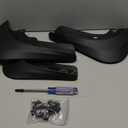 Zanch 2026 Upgraded Tesla New Model Y Juniper Mud Flaps [No Drilling & Protect Paint], OEM Design, Thick & Durable, Custom Fit for Tesla New Model Y 2025-2026 (Set of 4)