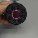 Fingerprint door lock, smart door knob with fingerprint and keypad password, App-controlled biometric door lock, keyless entry, suitable for bedrooms, offices, hotels, and apartments (matte black)HL-5