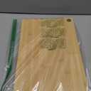 Kitsure Bamboo Cutting Board Set - Multi-Sizes Wooden Cutting Boards for Kitchen, Convenient Kitchen Essentials with Deep Juice Grooves, Cutting Board for Chopping & Serving, 2 Pack, Natural (Large + Medium)