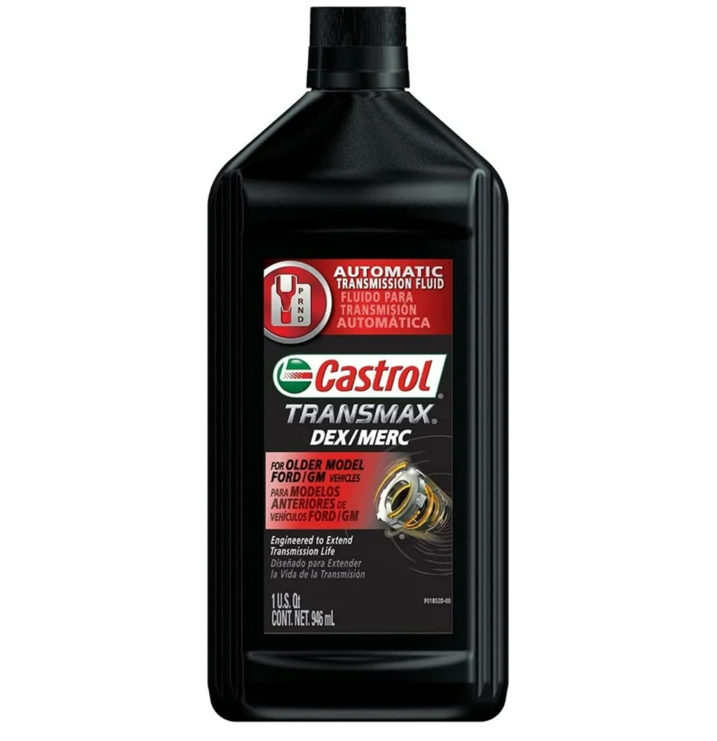 Castrol Transmax DEX/MERC Automatic Transmission Fluid, 1 qt ( Pack of 2)