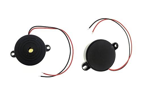 DC 9-15V HYD-4218 Active Piezo Electronic Alarm Buzzer, Pack of 2