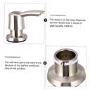 VALICLUD Hand Pressing Soap Dispenser for Kitchen Sink Plastic Lotion Pump Flexible Use for Hand Soap and Liquid Easy to Install Bathroom and Kitchen Accessories Chrome Finish