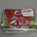 Christmas Mini Magnetic Building Blocks - 42PCS Travel Mini Magnet Cubes with Case for Toddlers Kids Road Trip Airplane Activities, Educational STEM Sensory Toys Xmas Gifts for Age 3+ Boys Girls