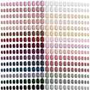 Honoson 720 Pieces Short False Nails Medium Square Artificial Fake Nails Full Cover Fingernails Coffin Press on Nails Glossy False Nails Tips for Women Girls DIY Nail(Classic Color)