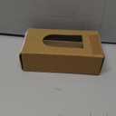 2 Pack Christmas Tree Candles, 5 Inch Unscented Tree Shaped Taper Beeswax Candles for Christmas Holiday Decor Table Centerpiece Display Party Banquet Gift (White with Gold Trim)