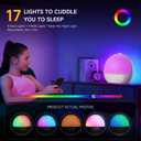 Geuuap Sunrise Alarm Clock White Noise Sound Machine for Bedroom | Natural Wake-Up Light with 30 Soothing Sleep Aids, Bluetooth Speaker, Dimmable Clock, Screen-Free Design for Baby Adults Kids-White