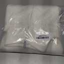 SUUKSESS Women Cashmere Blend Oversized Quarter Zip Pullover Sweater Long Sleeve Collared Ribbed Knit Jumper Tops (X-Small, White)