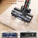 NADALY Cordless Vacuum Cleaner, 500W 40KPA Stick Vacuum with 45min Runtime, Anti-Tangle Vacuum Cleaners for Home, 1.5L Dust Cup, Rechargeable Wireless Vacuum for Hardwood Floor Carpet Pet Hair