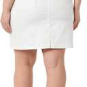 Amazon Essentials Women's Classic 5-Pocket Denim Skirt (White, XL)