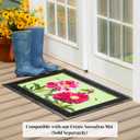 Evergreen Rubber Estate Sassafras Door Mat Tray | Fits 18 x 30 Doormat Inserts | 38 x 26 Tray | Non-Slip Backing Front Door Entryway | Indoor and Outdoor Entrance
