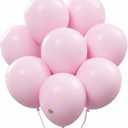 AFTERLOON Biodegradable Balloons 24 pcs Pastel Pink 12 Inch, Matte Color Thickened Extra Strong Latex Helium Float, Colorful Bulk Color ballon baloon Globos Para Decoration De Fiestas Kids