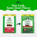 Greenies Pill Pockets for Dogs Large Size, Dog Treat Pouch for Capsule Medication, Hickory Smoke Flavor, 15.8 oz. Pouch (EXP 05/03/27)