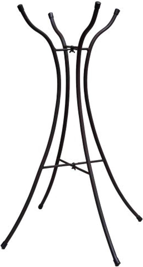 Evergreen Garden Metal Hourglass Shape Bird Bath Stand for Outdoors | 31" Tall Fits up to 18" Diameter Bowls | Weatherproof Easy Assembly | 4 Stable Steel Legs for Garden Patio Outside