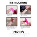 Medium Almond Press on Nails 3D Fake Nails Rhinestone Glue on Nails Golden French Stick on Nails Glossy Shiny Acrylic False Nails Full Cover Artificial Nails Reusable Nails Kit for Women Girl 24Pcs