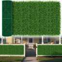 Yangrass Grass Wall Panels, 40"x120" (33.33 sqft) Artificial Boxwood Hedge Roll Privacy Screen, Green Wall Decor with UV Protection, Greenery Backdrop for Garden Indoor Outdoor Decor