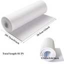 Saim Foam Padding Adhesive, Closed Cell Foam Sheet Roll 81x12x0.063 Inch- Multi-Function Insulation, Soundproofing, and Weatherproof for DIY Projects, Gaskets, Crafts, and Costume - White