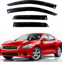 KPY Rain Guards Fit for 2009-2015 Nissan Maxima, Out-Channel Window Visors Vent Wind Deflectors 4PC, Car Accessories for 09-15 Maxima