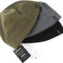 Zylioo 2XL/XL/L/M/S Fleece Skull Cap,Thermal Ski Hats,Cycling Helmet Liner,Winter Athletic Beanie Hat for Men Women