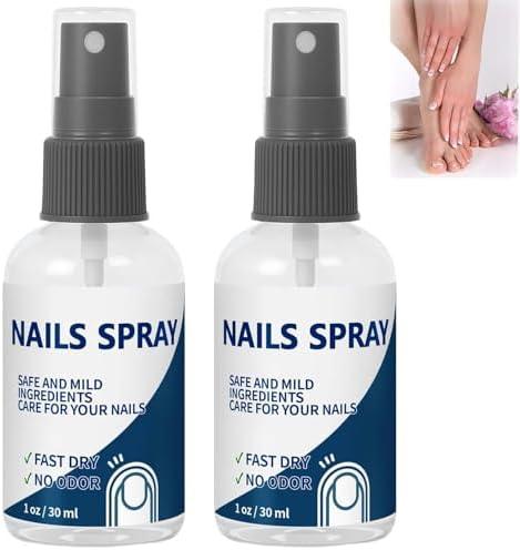 Nail Spray, Toe Nail Care Treatment Spray, Keeps Feet Fresh & Dry All Day for All Nail Types, 2 PCS