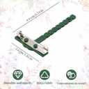20pcs Boutonniere Pins Safety Pins, Plastic T-Shaped Corsage Pin Safety Clips for Bride Groom, Tiny Boutonniere Brooch Supplies for Wedding Festivals Birthday Parties- Green