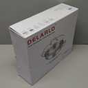 Delarlo Tri-Ply Stainless Steel 12 inch Everyday Pan with Glass Lid, Deep Saute Pan, Kitchen Everything Pan, High Side Chef's Pans, Induction Cooking Pot, Dishwasher Safe, 4QT Stock Pot Up To 600