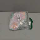 Cat Cone Collar Soft for Wound Healing for Small Cats(Singapura Devon Rex), Air Breathable Neck Recovery Cone Anti Scratch Licking, Adjustable Surgery Cat Head Cone Alternative Small (Circumference:5.1''-7.87''in), Green-Pink