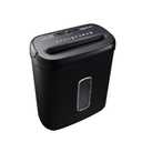Basics 8Sheet High Security Cross Cut Paper and Credit Card Shredder with P4 Security, Auto Shutoff, Black