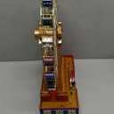 Mr. Christmas World's Fair Grand Ferris Wheel Musical Animated Christmas Decoration, with LED Lights and 50 Songs, 15 Inch, Gold