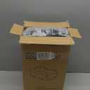 Portable Small Dog Seat for Car, Luxury Center Console Dog Car Seat Booster with Safety Tethers, Anti-Collapse Pet Travel Carseat for SUV, Truck (Black/Grey) (Black/Dark Gery)