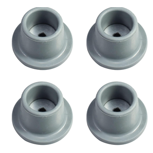 FDXGYH 4 Pcs 1" Replacement Feet for Shower Chair Bath Seat Shower Bench and Tub Transfer Benches Non-Slip Rubber Suction Cup Feet with Built-in Shims