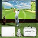 Golf Impact Screen for Indoor/Outdoor, Golf Impact Screen with 28-32 Upgraded Grommets, Self-Restoration Crease Fabric,4mm Thicker Impact Screen with Storage Bag  (10 FT x 8.5 FT (120*102inch))