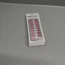 10 x Gloss Nail Strips|Uv Free|22 Pcs,Gel Nail Stickers|Long Lasting Two Weeks and Easy to Apply&Remove|Powder Blue Spot