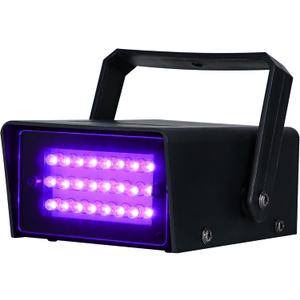 ENUOLI Mini LED Strobe Light Purple Color with 24 Super Bright LED Variable Speed Control for Christmas Clubs Stage Light Effect DJ Disco Bars Parties Halloween, Purple Color)