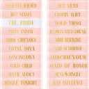 24 Pcs Bride Sash Bachelorette Party Bridesmaid Sashes Set Bridal Team Sash Bachelorette Party Sashes Bridal Shower Decorations Bride Gifts for Bridesmaids Maid of Honor(White Rose Gold)