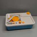 lalalark Color Changing Play Sink with Running Water, Kids Sink Toy with Electric Dishwasher, Chopping Sounds and Automatic Water Cycle System, Pretend Kitchen Sink for Toddler Birthday Gift (Blue)