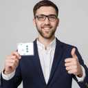 Eaasty 100 Pcs Clear Name Badge Holder with Clip ID Tags Holders for Badges PVC Waterproof Horizontal Name Badges with Clips for Teacher Office Employee 2.25 x 3.5 Inch