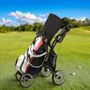 Caddytek Explorer V8 Golf Push Cart - SuperLite 4 Wheel Aluminum Foldable Cart with Adjustable Front Wheel Width, Foot Brake, Cooler Basket, Umbrella Holder, Drink Holder, Scorecard Console