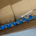 Auger Drill Bit for Planting 2x32 Inch, No Squat Spiral Post Hole Digger, Long Handle Easy Planter for Bulb & Bedding Plant, Garden Drill Auger for 3/8'' Hex Drive Drill
