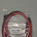 4 AWG Battery Cable 4AWG Gauge Battery Inverter Cables for Automotive Solar Marine Boat RV Car Motorcycle (4 AWG, 3FT, 3/8")
